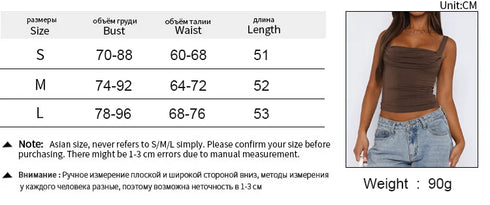 Sexy Tank Women Summer New Tops Solid Backless Streetwear Casual Slim Sleeveless Camisole Fashion Folds Tank Tops Lady Clothing